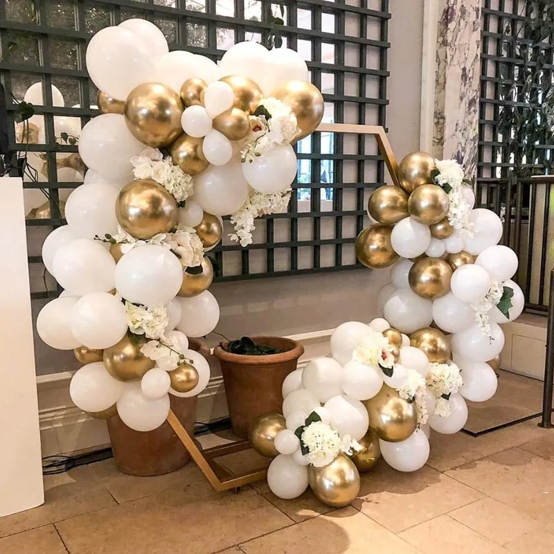 

Macaron Arch Balloons Wedding Decoration Babyshower Party Valentine's Day Ballon Blanc Wed Parti Decor Christening Favors S1XN