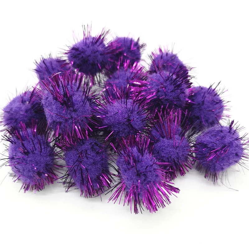 Pompoms 50pcs 15mm 25mm Colorful For Dolls Garment Handmade Material Soft Fluffy Pom Poms Ball DIY Kids Toys Accessories pom poms craft supplies doll handmade accessories fluffy ball accessories