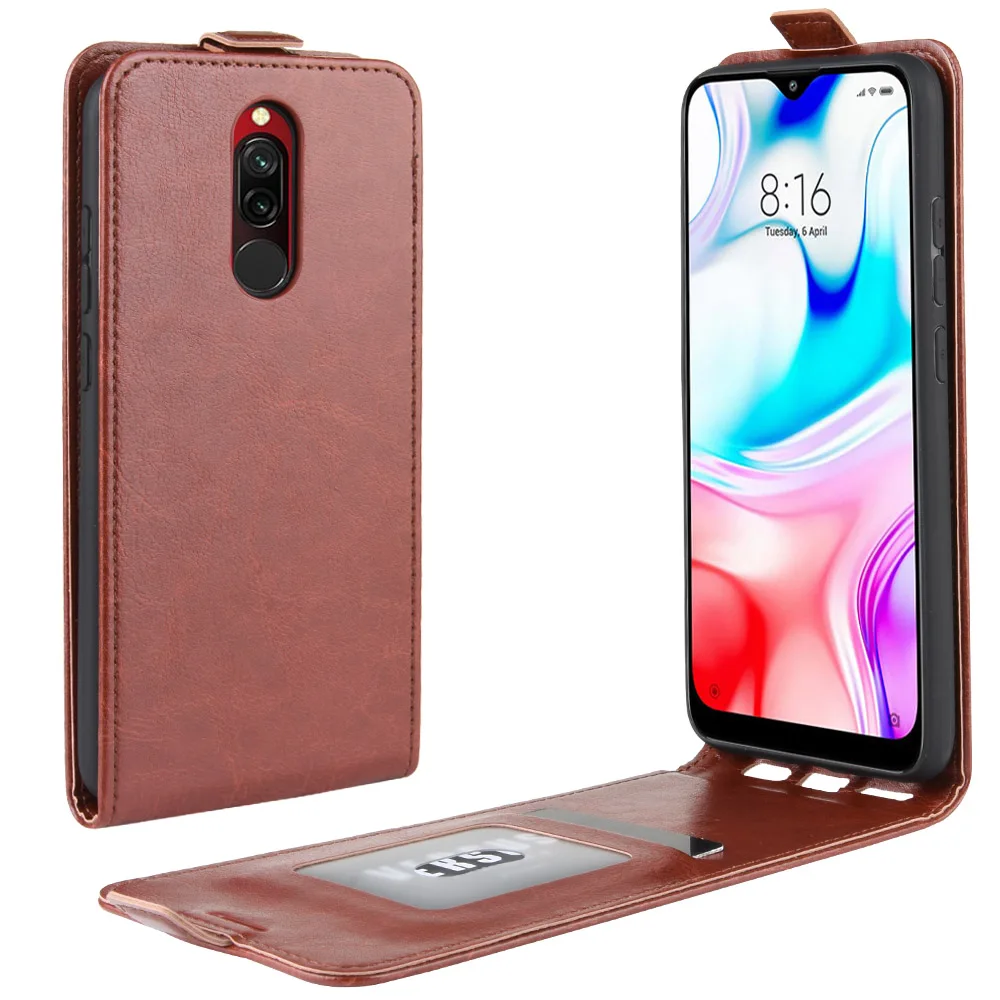 Мобильный чехол для телефона для Xiaomi Redmi 8, чехол, вертикальные Сумки из искусственной кожи чехол с отделениями для карт для Xiomi Redmi 8, чехол для Redmi 8, чехол
