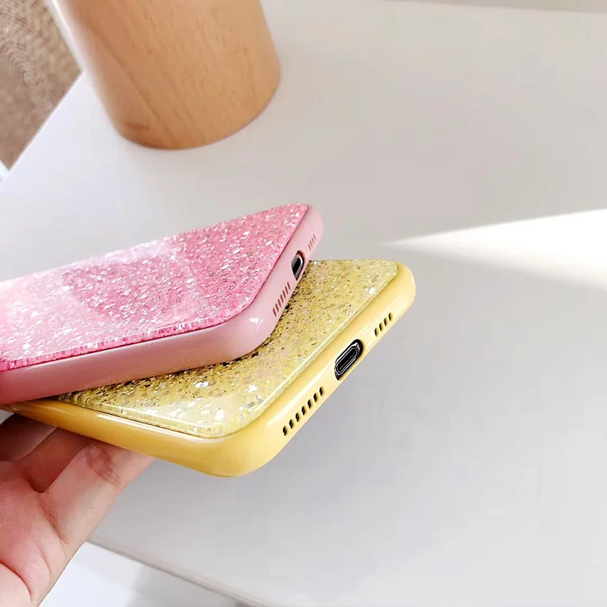 MIKE KLARKE MK.81 Phone Case For iPhone 11 Pro Max X XR XS Max 7 8 Plus SE 2020 Luxury Bling Glitter Shining Flash Powder Cases (1)