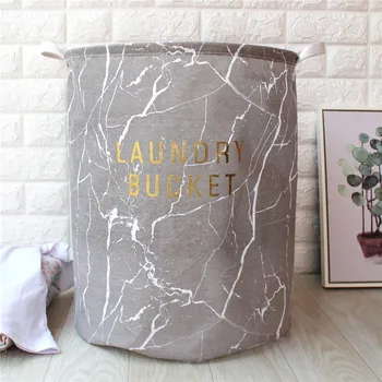 

Waterproof Large Design Laundry Hamper Basket Clothes Storage Baskets Barrel Bag Kids Toy Home Sundries Organizer YB090M84