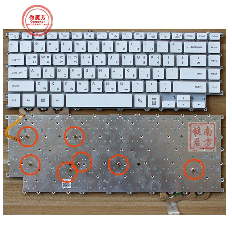 Laptop Keyboard com Backlight Eua Fit para Samsung Np900x5t 900x5t us us - Imagem 2