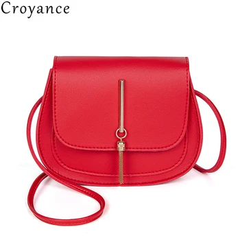 

Croyance New Fashion Tassel Crossbody Bags for Women Messenger Bag PU Leather Handbags Shoulder Bag sac main femme Purse