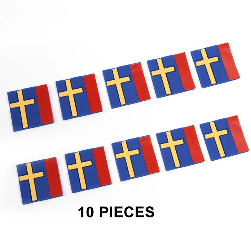10 pieces 2-100 шт. 3D стикер для автомобиля, флаг Швеции, декоративная эмблема, наклейка на багажник автомобиля для VOLVO XC40 XC60 XC90 V90 S90 S60 V60 V40 C70 - Название цвета: 10 pieces