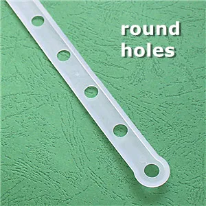 round holes style Плоские вешалки для крючков, пластиковые вешалки, аксессуары для костюма, платья, набор дисплеев, Висячие шлицевые пояса - Цвет: round holes style