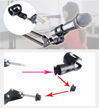 

NB-39 Mount-Kit Table-Mounting-Clamp Arm-Stand Windscreen-Shield Microphone