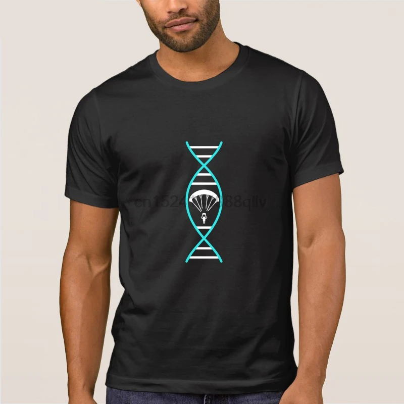 Camiseta con estampado de Dna Paragliding para hombre, camisa Formal transpirable, Camisas Negras raras, holgada, de | - AliExpress