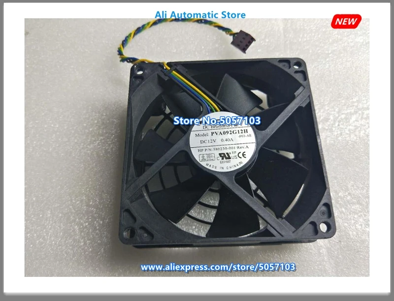 9025 PVA092G12H DC12V 0.40A 4-контактный PWM fan