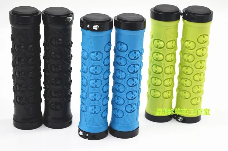 

Bicycle Skull Grip Cover Mountain Road Bike Folding Fixed-gear Grip Cover Lock Ring Lock Folding Bike Grip Cover