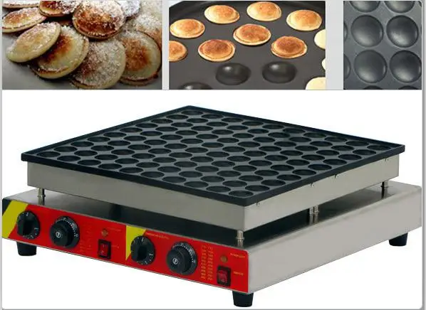 100 отверстий Poffertjes машина для приготовления мини блинов
