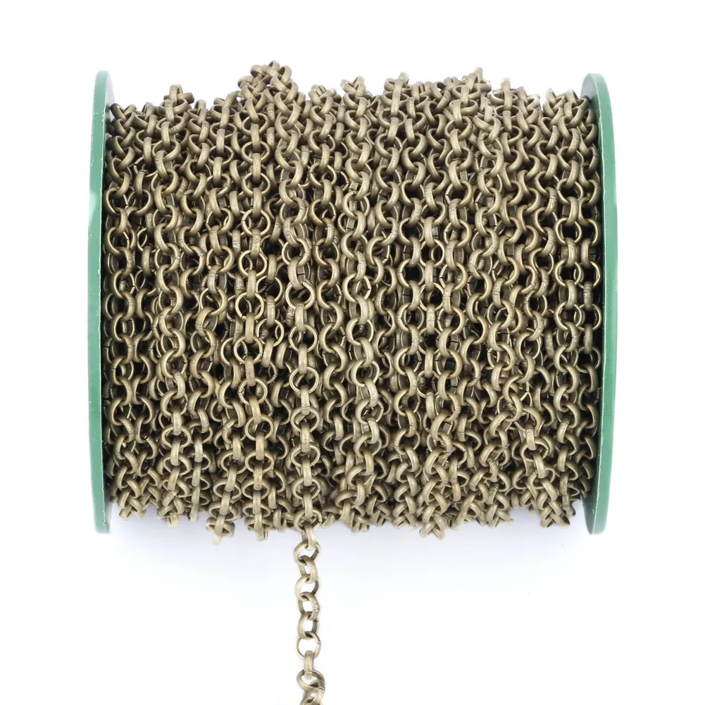 1 м алюминиевые розовые золотые серебряные овальной формы цепи оптом подходят