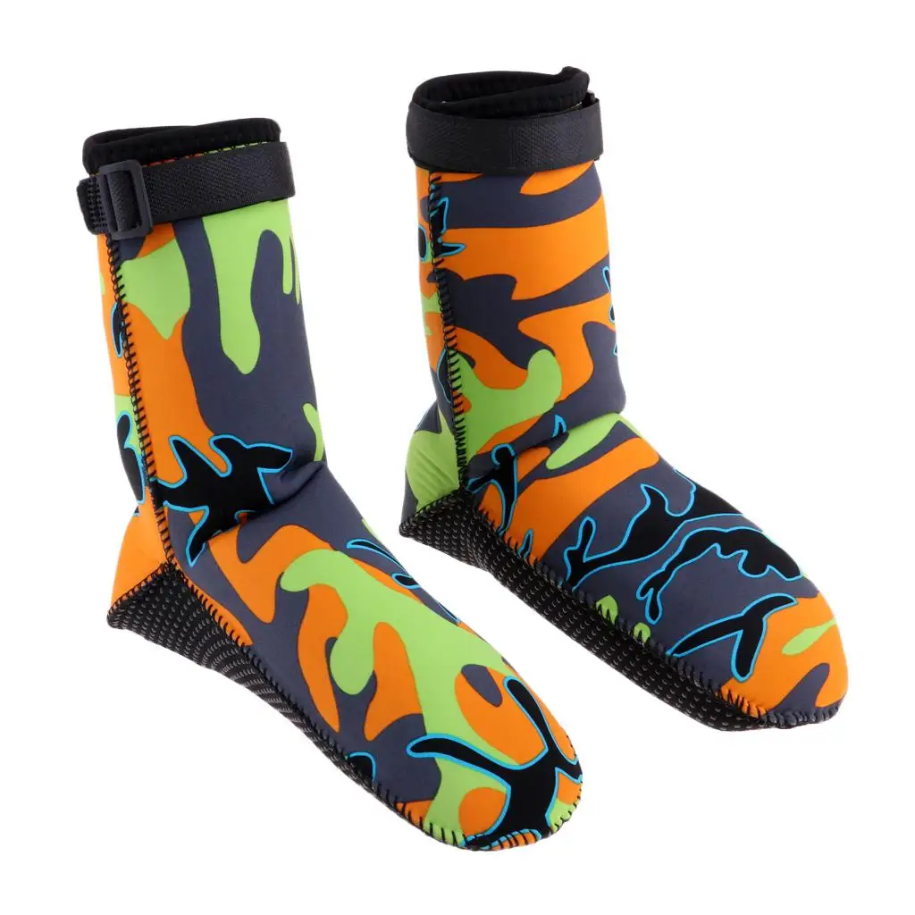 Fin Sock Anti-Slip 3mm Neoprene Aqua Water Shoes Beach Sea Surf Snorkel Surf Wetsuit Diving Socks Boots