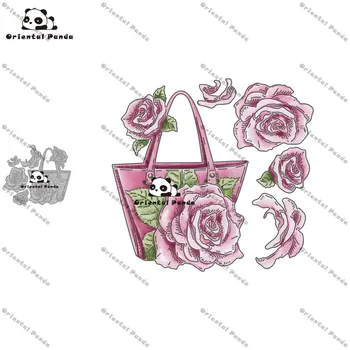 

New Dies 2020 Rose handbag Metal Cutting Dies diy Dies photo album cutting dies Scrapbooking Stencil Die Cuts Card Making
