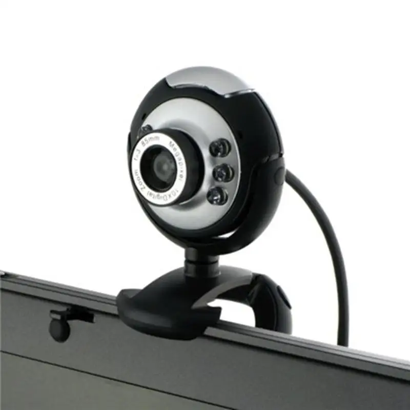 HD 12,0 MP 6 светодиодный USB веб-камера с микрофоном и ночным видением для настольного ПК