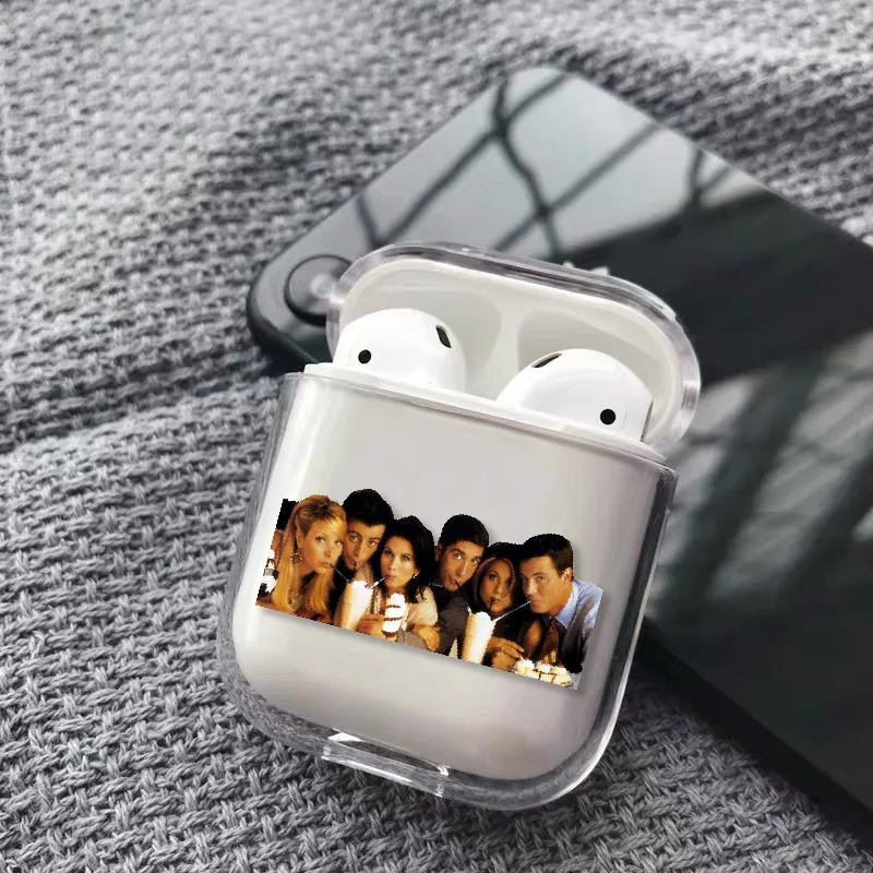 Tv Friends чехол для наушников для Apple iPhone, зарядная коробка для AirPods Pro, жесткий прозрачный защитный чехол, аксессуары - Цвет: 13