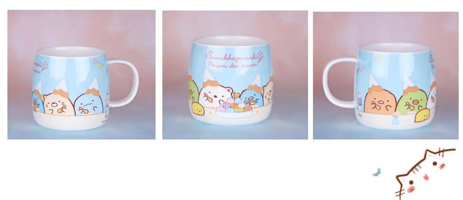 Anime Cartoon Sumikko Gurashi Corner Bio Cartoon Cute Ceramic Mug Drinking Milk Coffee Tea Water Cups Home Office Breakfast Cup