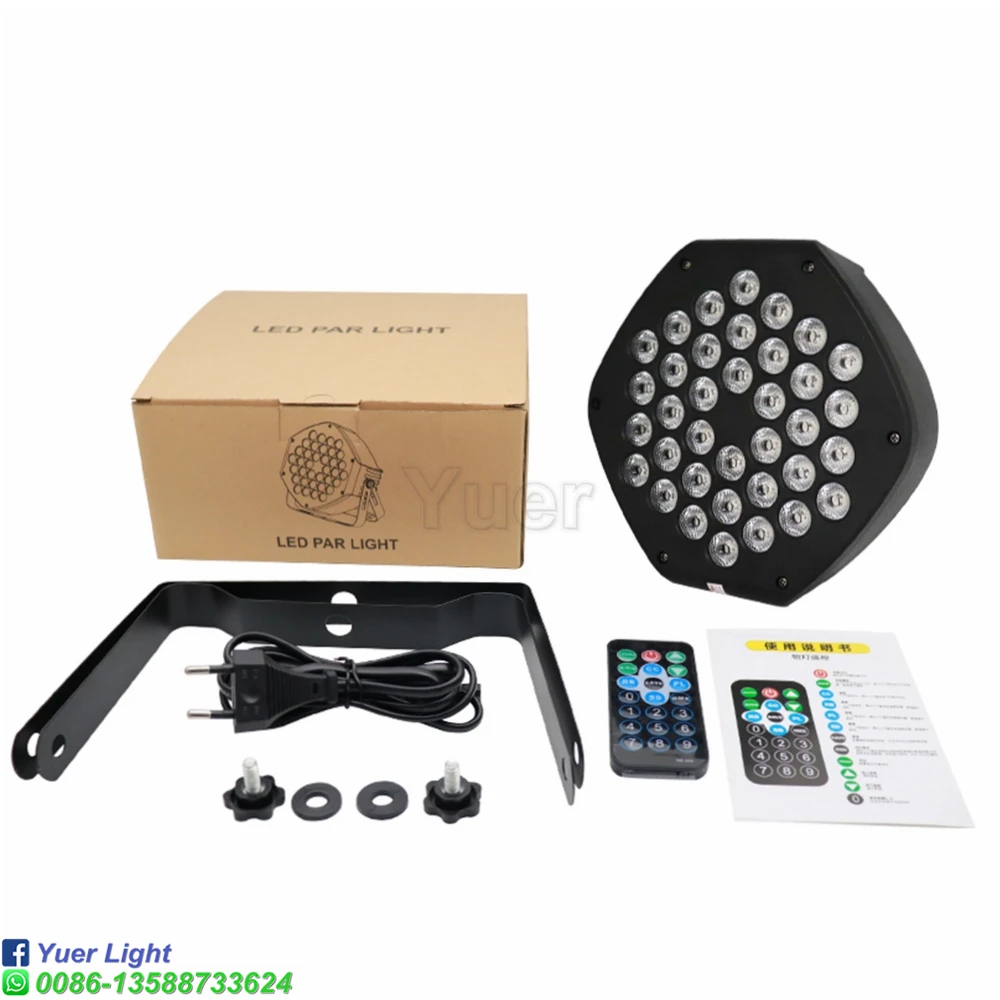 2 шт./лот DJ оборудование 36X3W LED UV Par свет УФ сценический фиолетовый Led бар лазерное