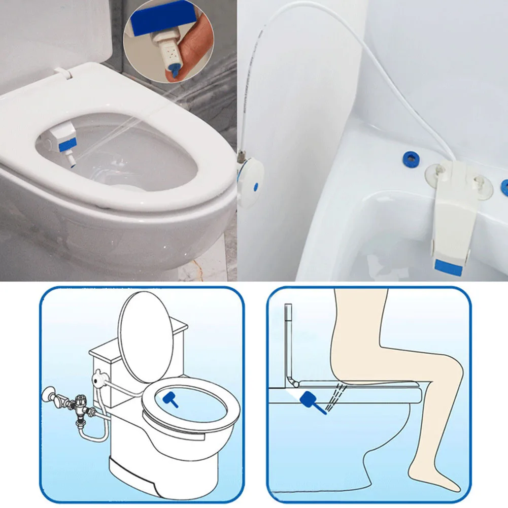 

Cleaning Adsorption Type Intelligent Smart Shower Nozzle For Smart Toilet Seat Bidet Toilet Flushing Sanitary Device