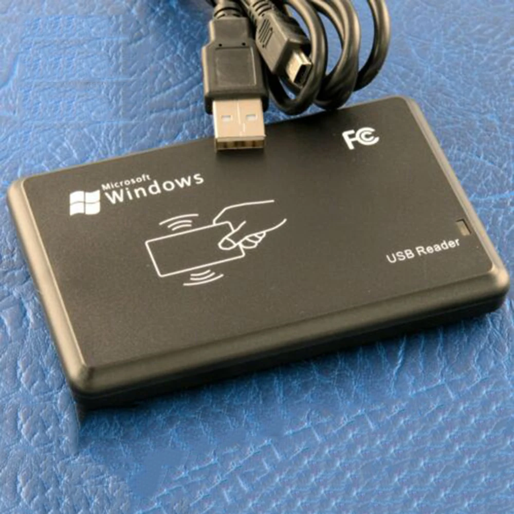 Горячая Распродажа Считыватель RFID USB порт EM4100 TK4100 125 кГц идентификация