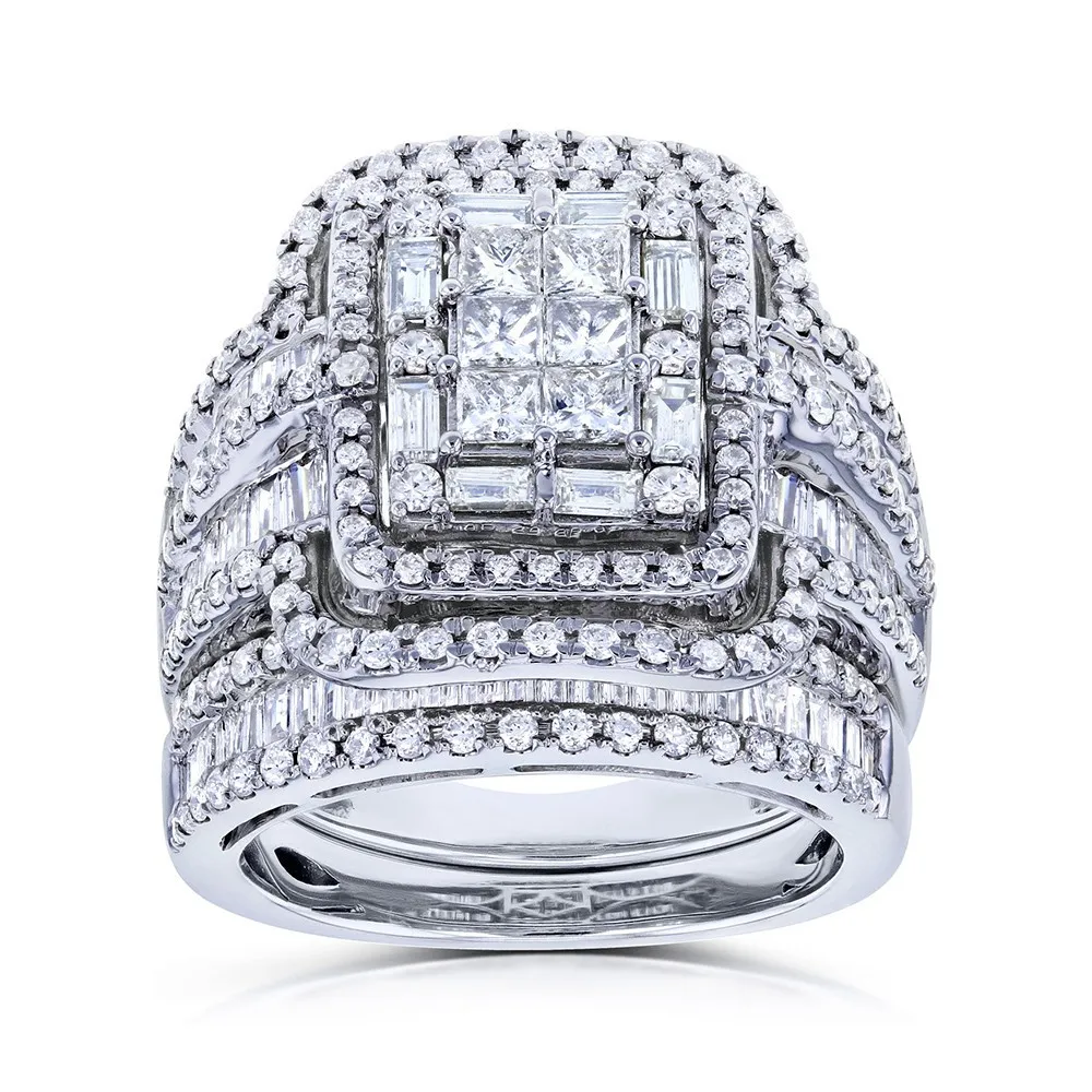 Crystal rings engagement rings stone rings wedding rings finger rings vintage female white crystal stone for wedding