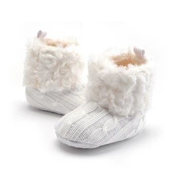 

0-18M Baby Girl Boy Snow Shoes Snow Boots Winter Booties Infant Toddler Newborn Crib Shoes