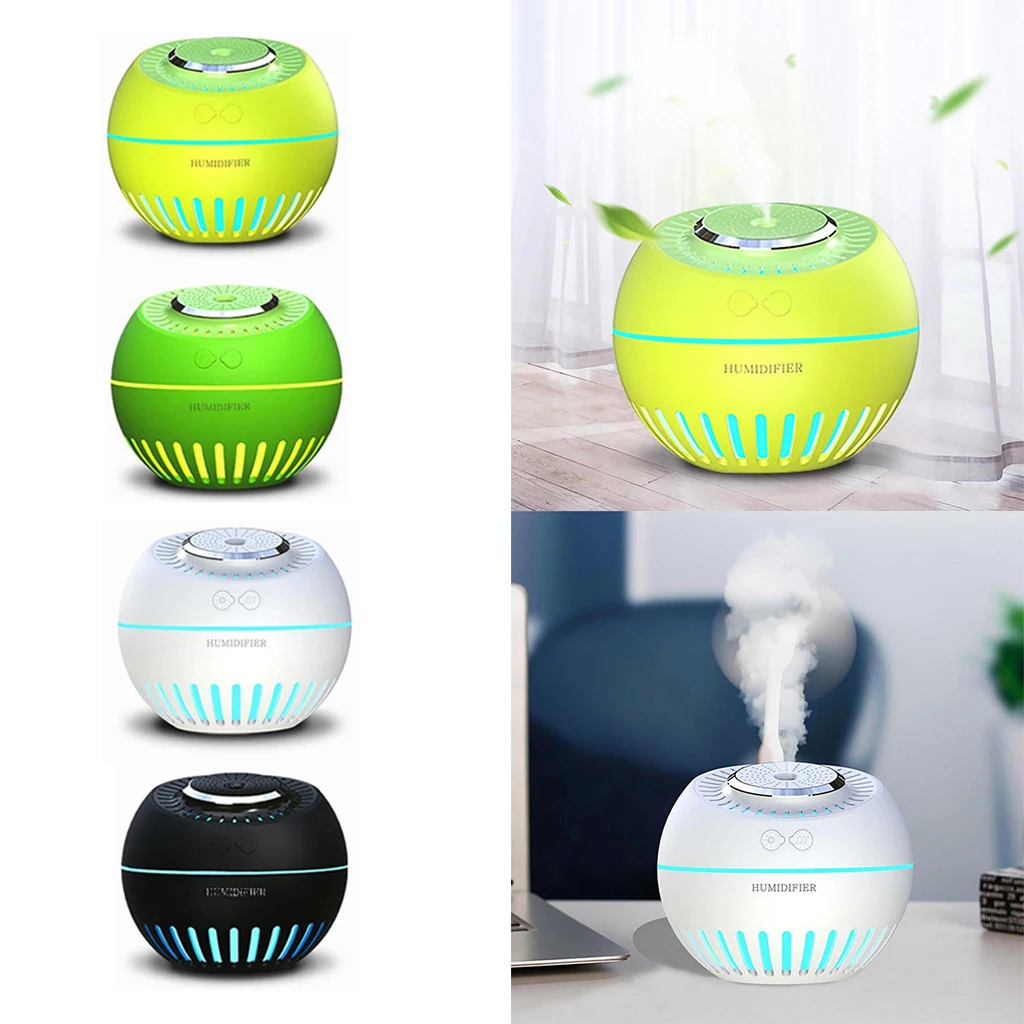 Humidifier Bulb Light USB Air Diffuser Home Lamp Purifier 7 Color Night Light Humidifier For Office Home Bedroom Air Humidifier