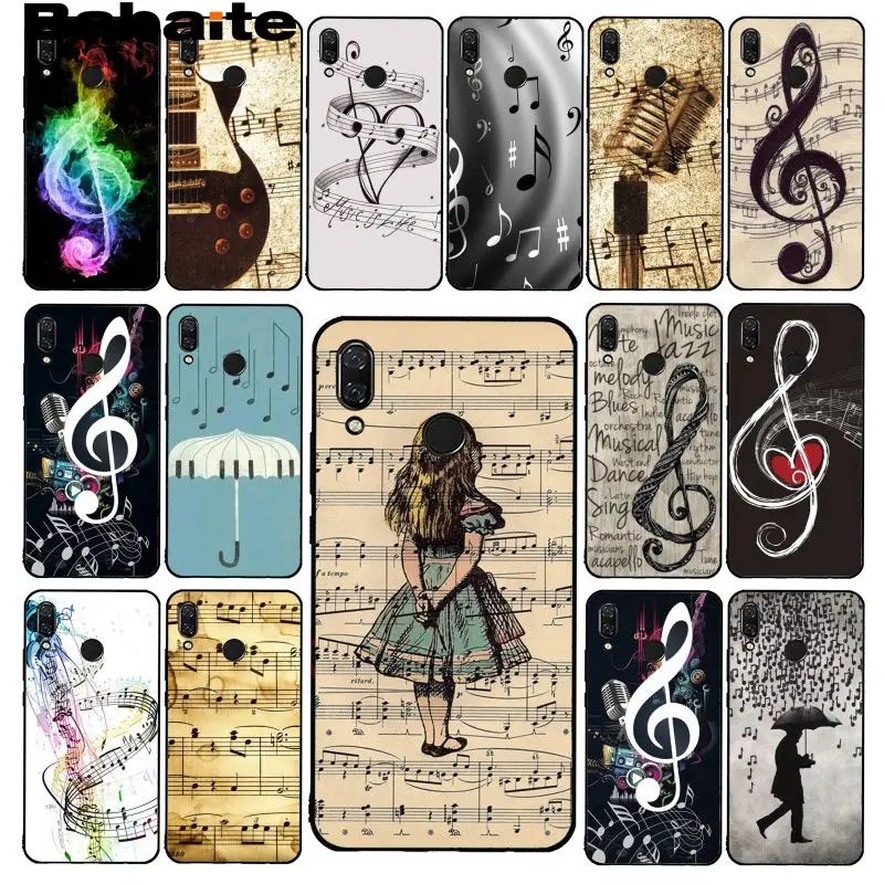 

Babaite Musical Notes Violin Classical Music Phone Case for Xiaomi Redmi4X 6A S2 Go Redmi 5 5Plus Note4 Note5 7 Note6Pro