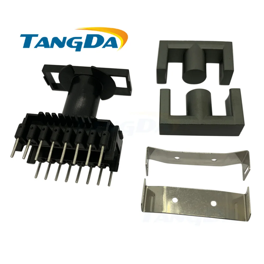 

Tangda ETD39 transformer bobbin transformer frame +PC40 ferrite core soft magnetic core DIP ETD 39 16pin 16p 8+8 vertical AG