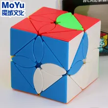 Магический куб-головоломка MoYu MeiLong skew cube кленовый лист FengYe, профессиональный кубик специальной формы, обучающий, крученая игра, игрушки