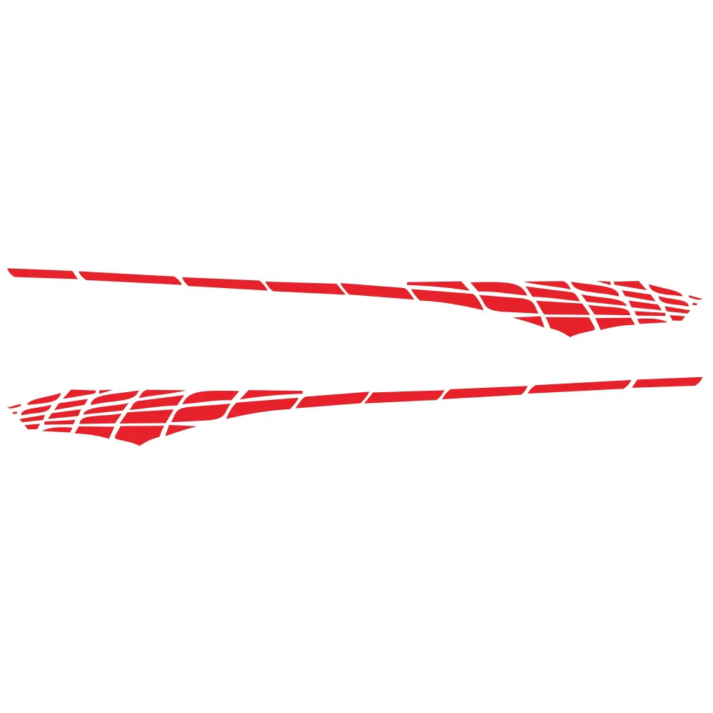

Car Body Side Door Decals Graphic Stickers Racing Stripe PVC 318x32cm Durable