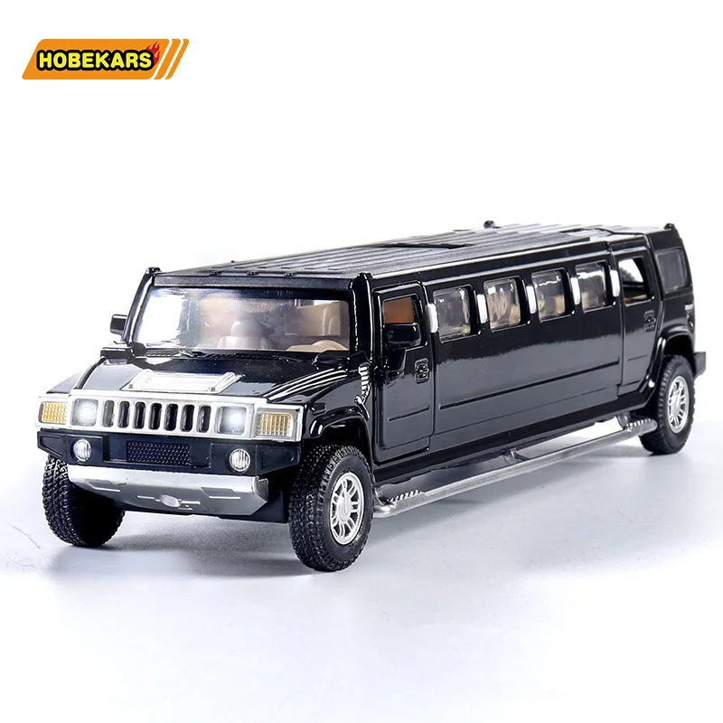 Литая 1:32 модель автомобиля Hummer удлиненная из металлического сплава игрушечная