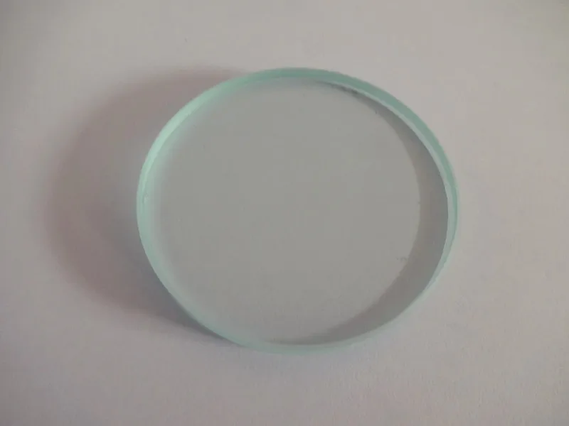 Боросиликатное прозрачное стекло, диаметр 60 мм, толщина 10 мм для " дистилляции объектива колонки