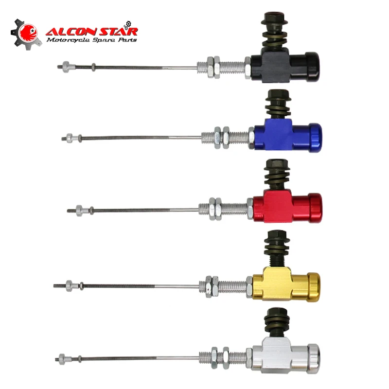 

Alconstar Colorful Universal Aluminum Master Cylinder Rod Motorcycle Brake Pump Replacement Hydraulic Clutch