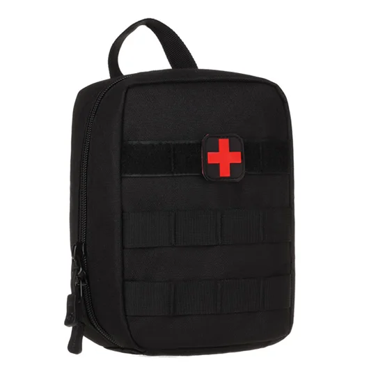 Протектор Плюс тактическая медицинская сумка, Молл Кемпинг Аварийная сумка, открытый первой помощи лечение военная сумка, Кемпинг Сумка - Цвет: black