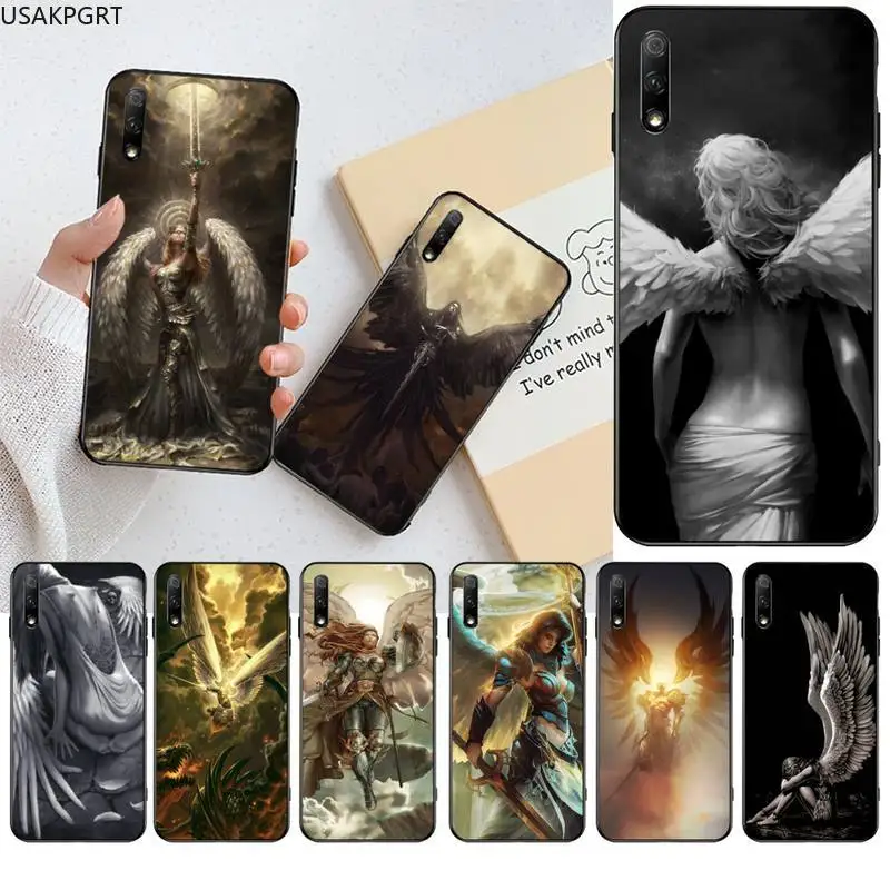 USAKPGRT Ангел Бог Паладин чехол для телефона Huawei Honor 30 20 10 9 8 8x 8c v30 Lite view pro|Бамперы| |