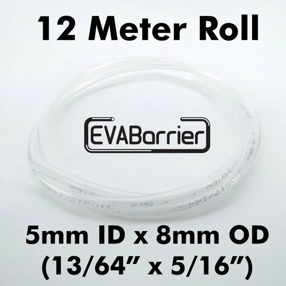 KegLand EVABarrier 5mm(13/64) x8mm(5/16) Double Wall EVA 12meter Length in Bag Beer / Gas Line Homebrewing beer brewing equipment