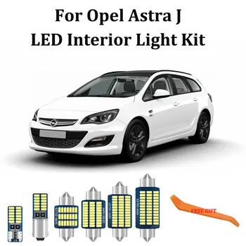 

13X 100% White Error Free Canbus interior Dome light Kit For Vauxhall Opel Astra J OPC GTC Sports Tourer Hatchback (2009-2015)