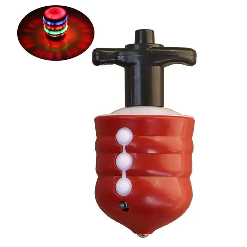 

5 Pcs/pack Luminous Gyros Children Funny Toy Colorful Flash LED Light Spinning Gyro Gyroscope Kids Birthday Gifts R9JD