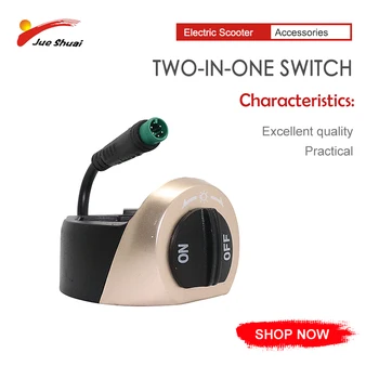 

Waterproof Plug X60 Electric Scooter Switch Lithium Battery Power Supply Two In One Switch Adult Electric Scooter Accessories