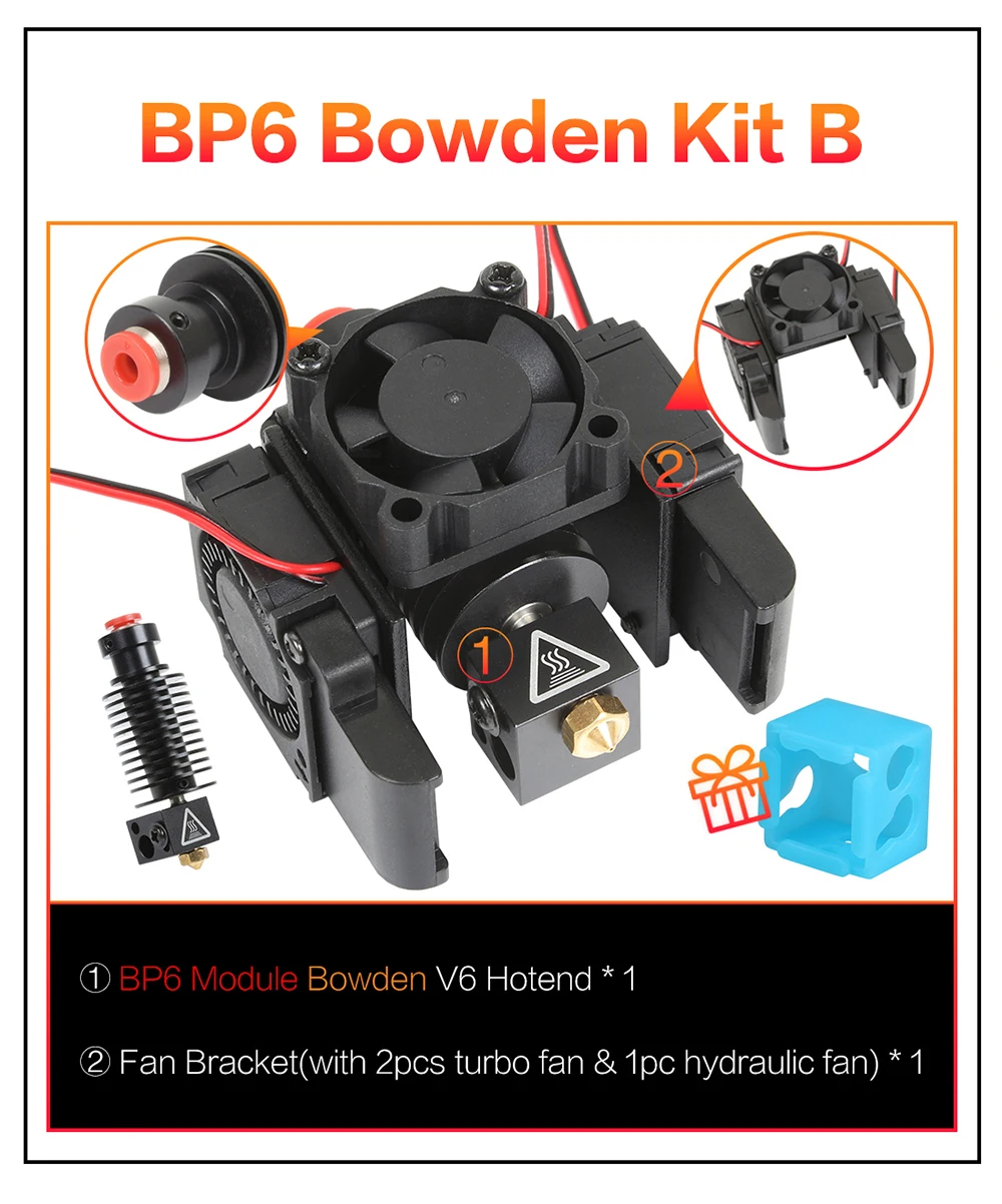 bowden direto j-cabeça 12v 24v suporte do