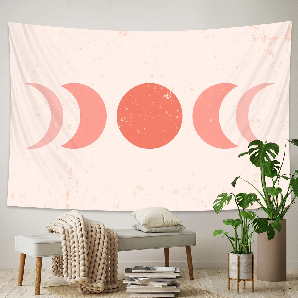 Tapestry Decor Simple fresh wall tapestry Hippie bedroom home decoration tapestry Bohemian decorative Yoga mattress sheet