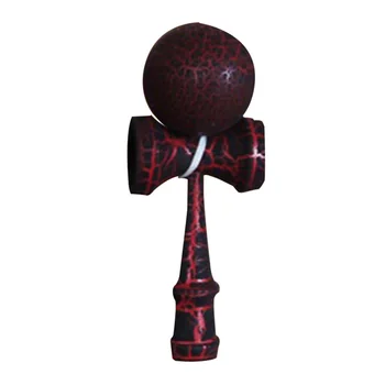 

Wooden Toy 18.5cm Durable Japaese Traditional Wooden Toys Child Adult Crack Paint Juggling Ball Hand Eye Coordination Balance