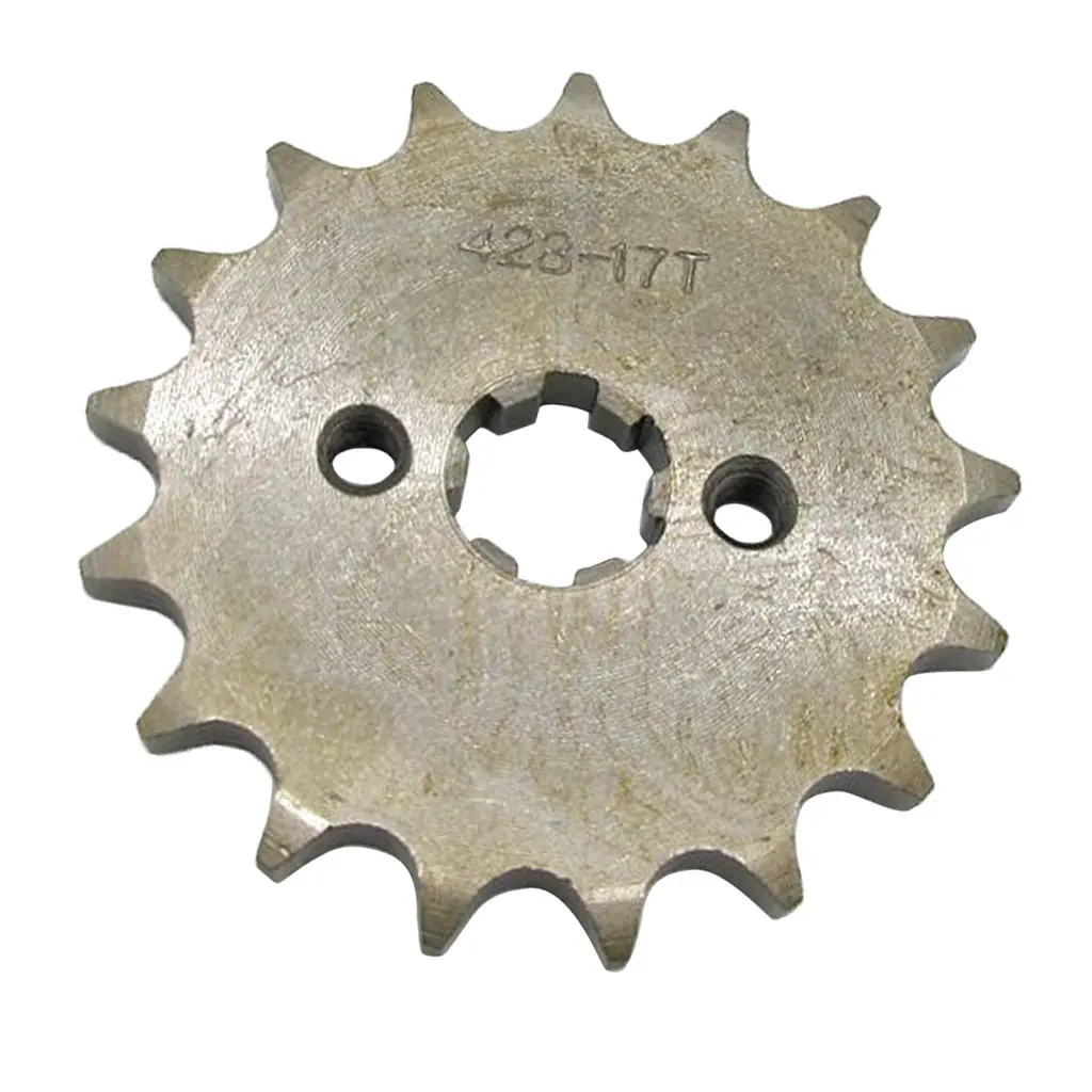 17 Teeth 428 Front Chain Sprocket Cog 50cc-150cc Quad Dirt Bike ATV Buggy