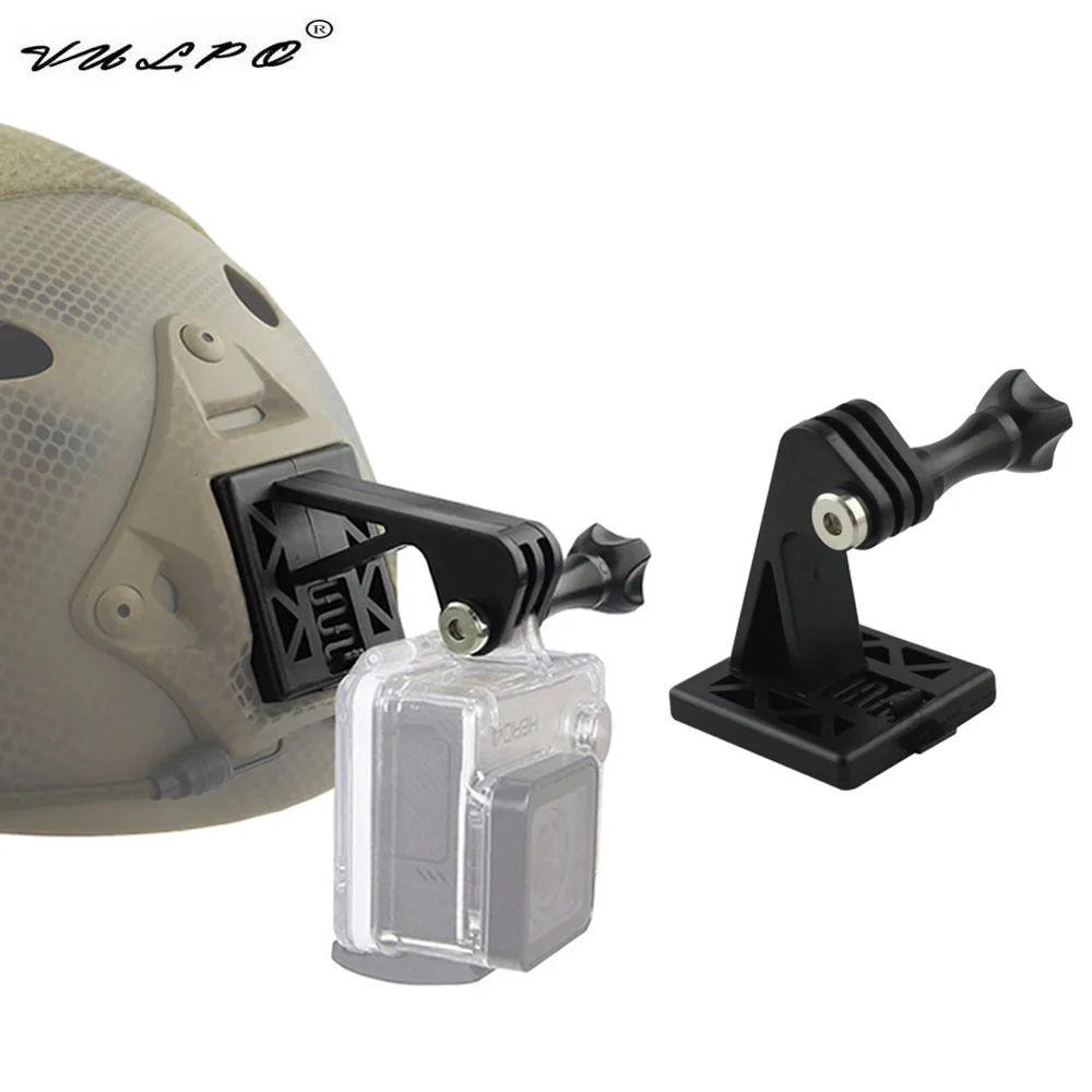 

VULPO Tactical Helmet Camera Adapter Base Fixed Mount For Gopro Camera BK DE