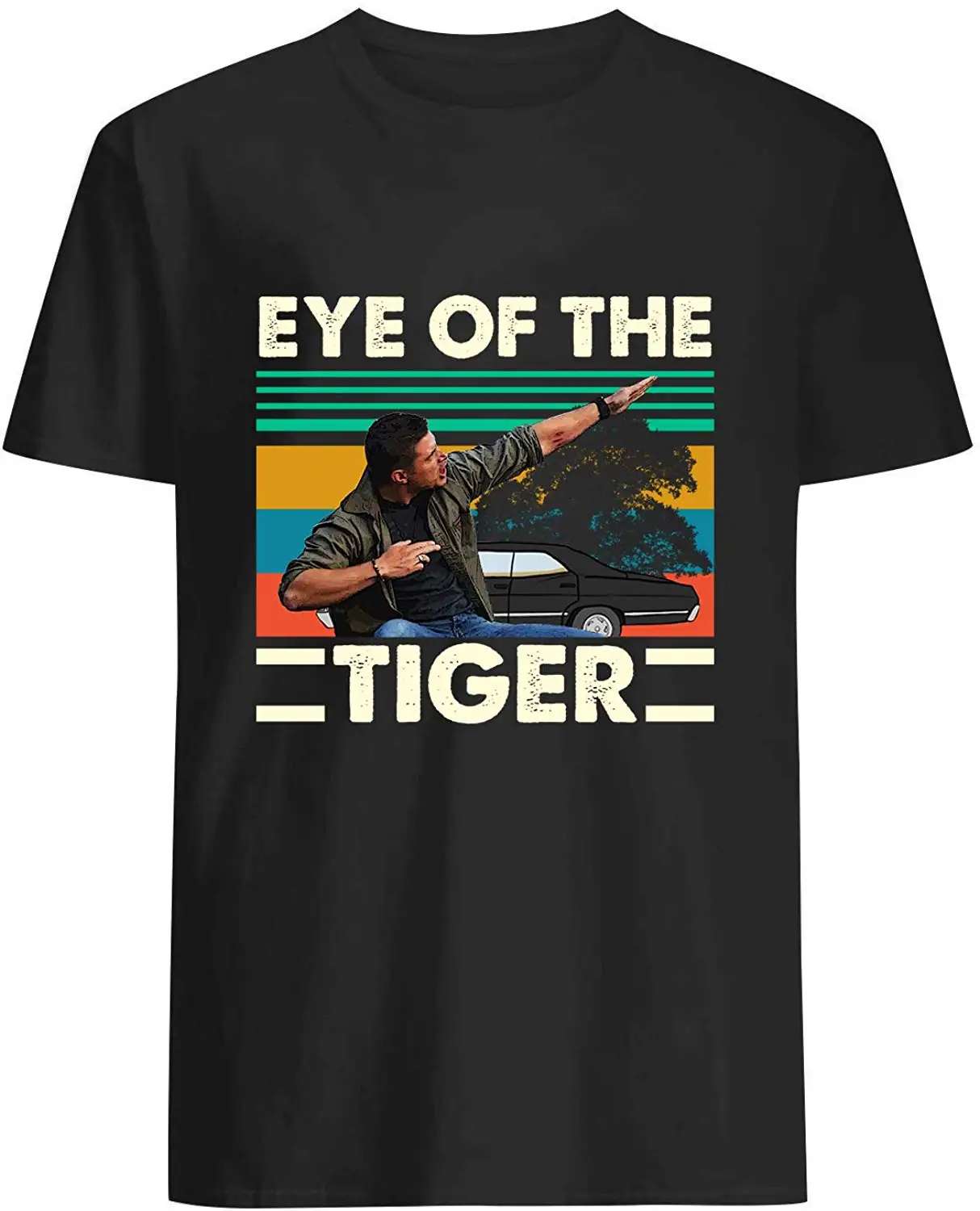 TSDFC Eye of The Tiger Vintage Retro Shirt Black |