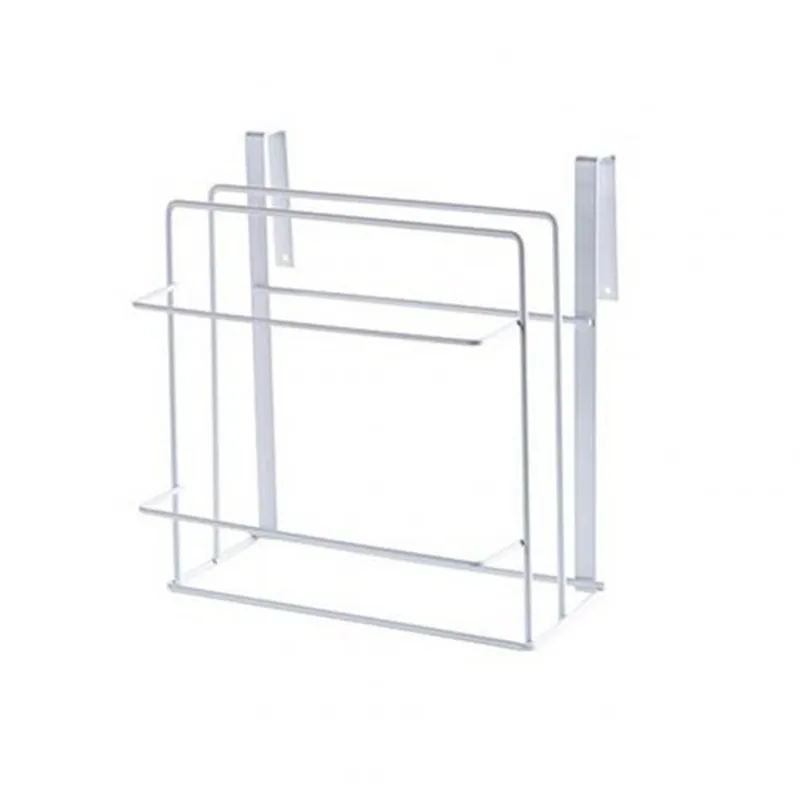 

Double Layer Iron Kitchen Cabinets Shelf Chopping Board Storage Rack Shelves Kitchen Holder Rack Free Drilling Black