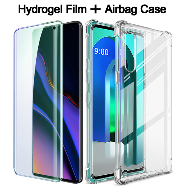 Shockproof Cover Clear Case For Realme Gt Neo 2 5 6 X2 Q3 7 8 Pro C21 C11 C3 X3 Superzoom XT Gt 5g 6i With Screen Protector