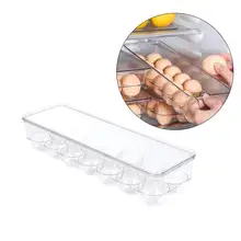 14 сетчатый пластиковый лоток для яиц 32x11x7 см стеллаж для хранения яиц удобный ящик для хранения яиц контейнер ящик для хранения яиц в холодильнике