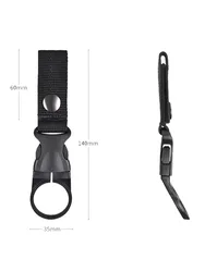 3Pcs Outdoor Tactical Water Bottle Buckle Backpack Belt Hanging Hook Buckle Hiking Camping Tool Accessory Carabiner