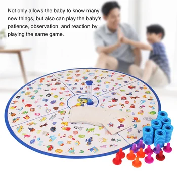 

Interactive Little Detective Card Strategy Funny Tabletop Board Game For Kids Educational Toy Toddlers Responsiveness Gift